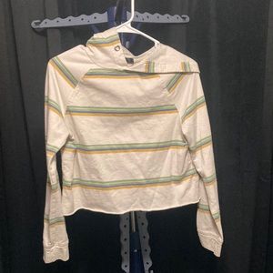 ASOS cropped hoodie size small